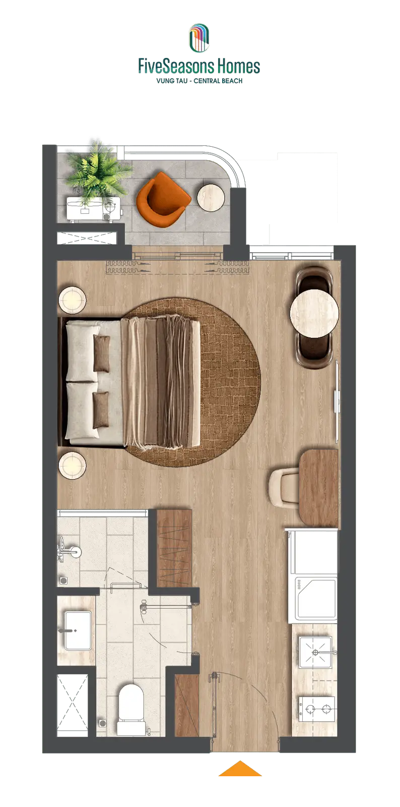 Fiveseasons Homes H S3 Can ho Condotel Fiveseasons Homes - Fiveseasons Homes