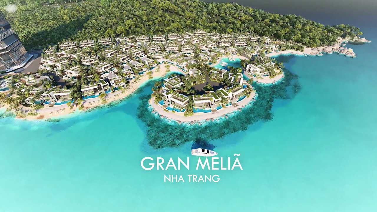 Toàn cảnh Khu Dinh thự biển Gran Meliá Nha Trang