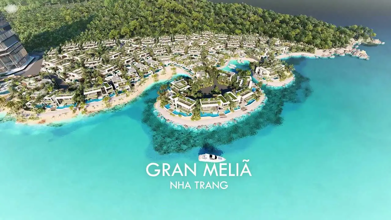 Gran Meliá Nha Trang 1 Toàn cảnh Khu Dinh thự biển Gran Meliá Nha Trang