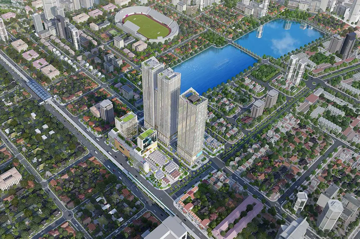 Grand SunLake 1 Phối cảnh Dự án Grand SunLake Văn Quán Hà Đông Hà Nội