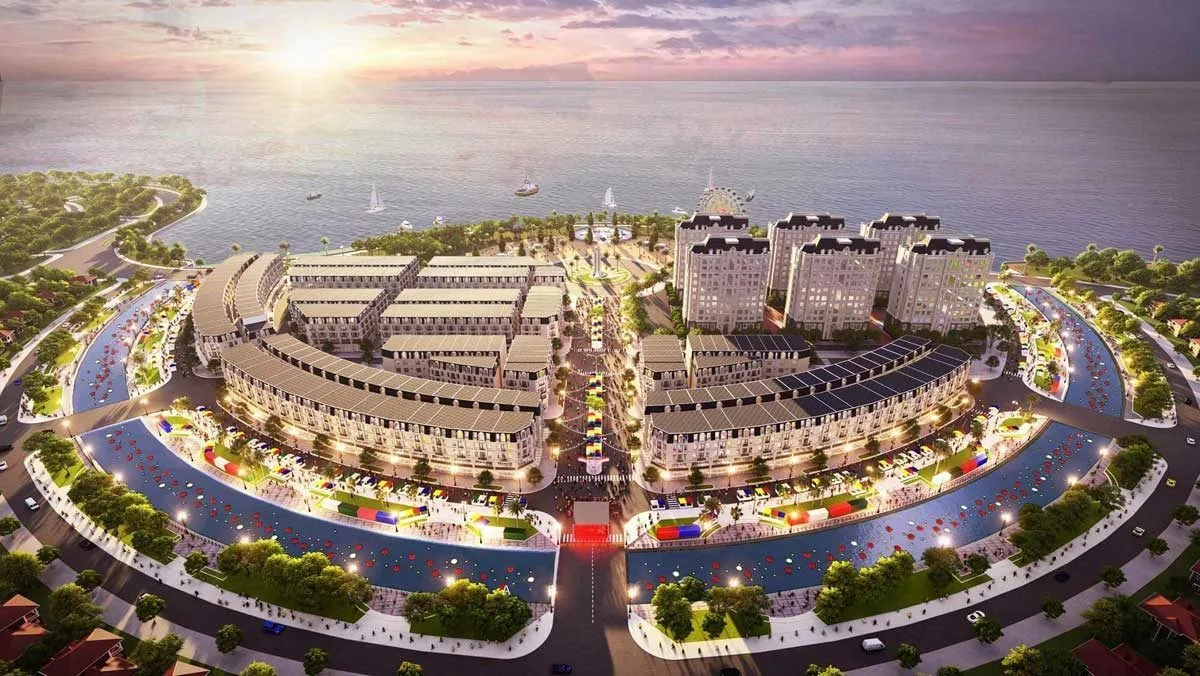 HA TIEN CENTRORIA HÀ TIÊN 1 Phối cảnh Dự án Hà Tiên Centroria trong lòng Chợ Đêm Hà Tiên