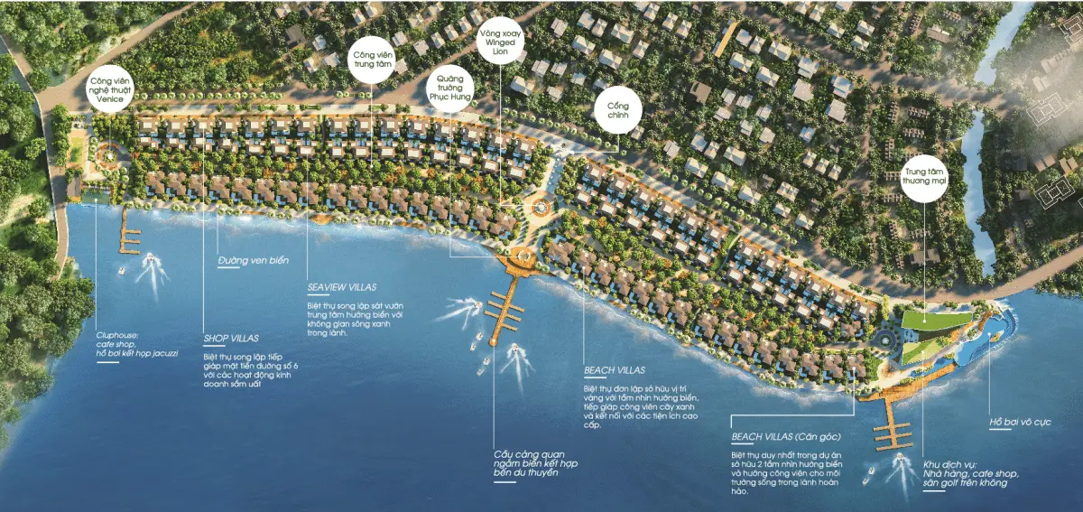 HA TIEN VENICE VILLAS 4 Tiện ích cao cấp tại Dự án Ha Tien Venice Villas