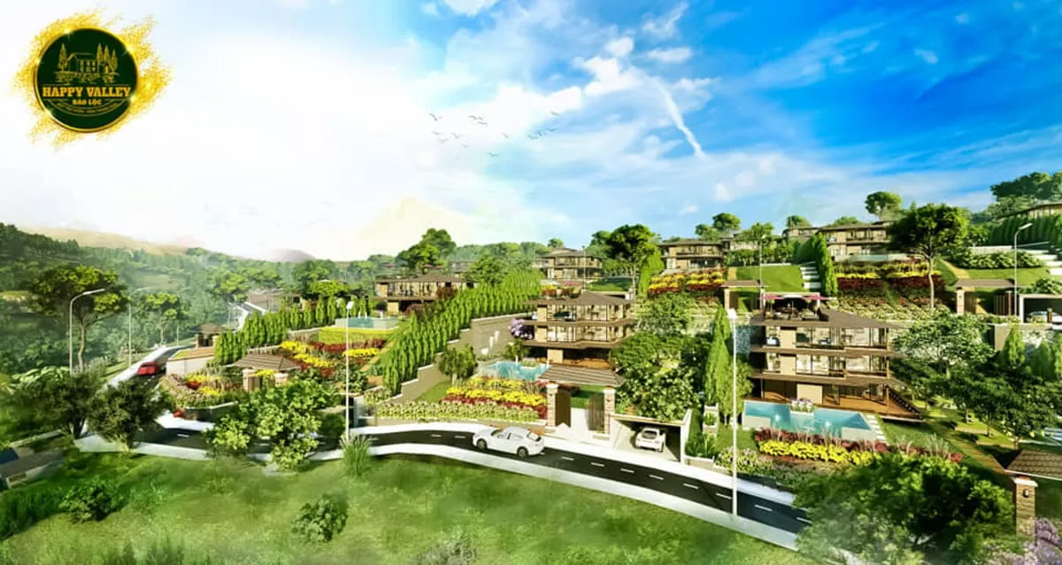 Happy Valley Bảo Lộc 1 phoi canh dat nen happy valley bao loc - Happy Valley Bảo Lộc