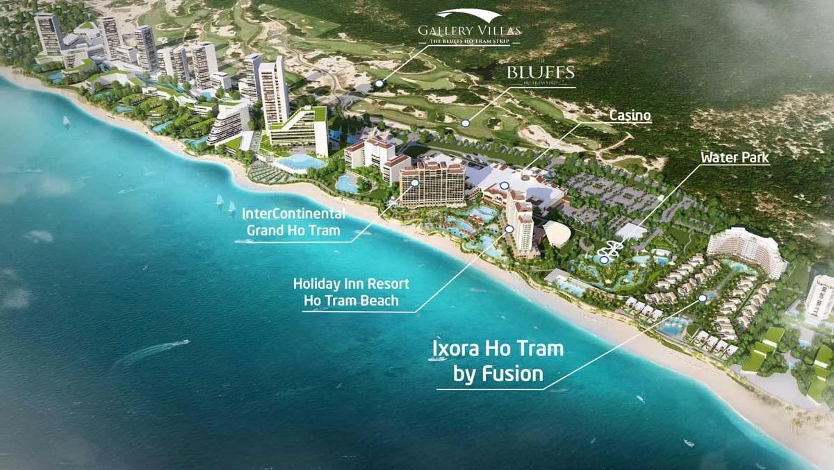 IXORA HỒ TRÀM 1 Tổng thể Ixora Hồ Tràm By Fusion