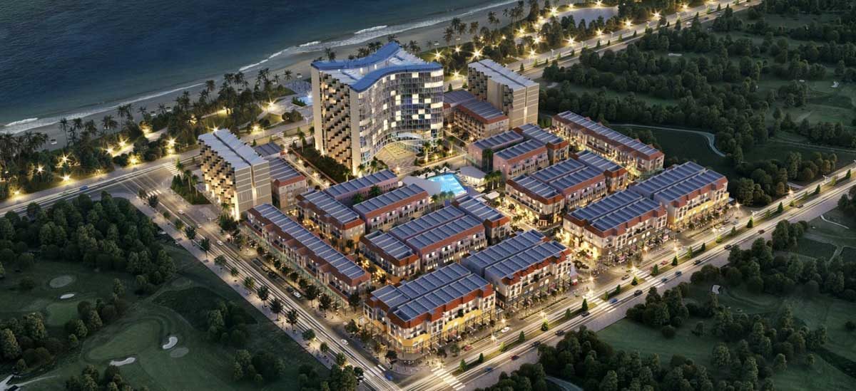 Phối cảnh Về Đêm Dự án Kallias Complex City Phú Yên