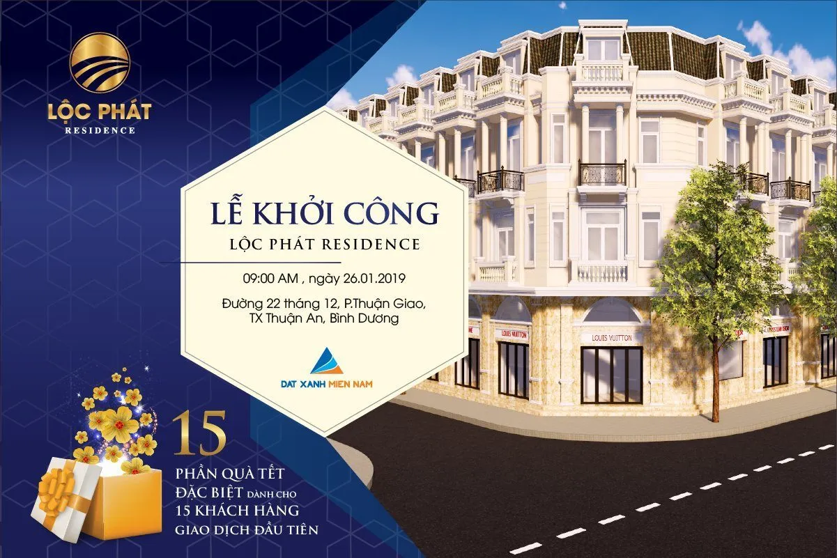 LỘC PHÁT RESIDENCE BÌNH DƯƠNG 1 Lễ khởi công Dự án Lộc Phát Residence