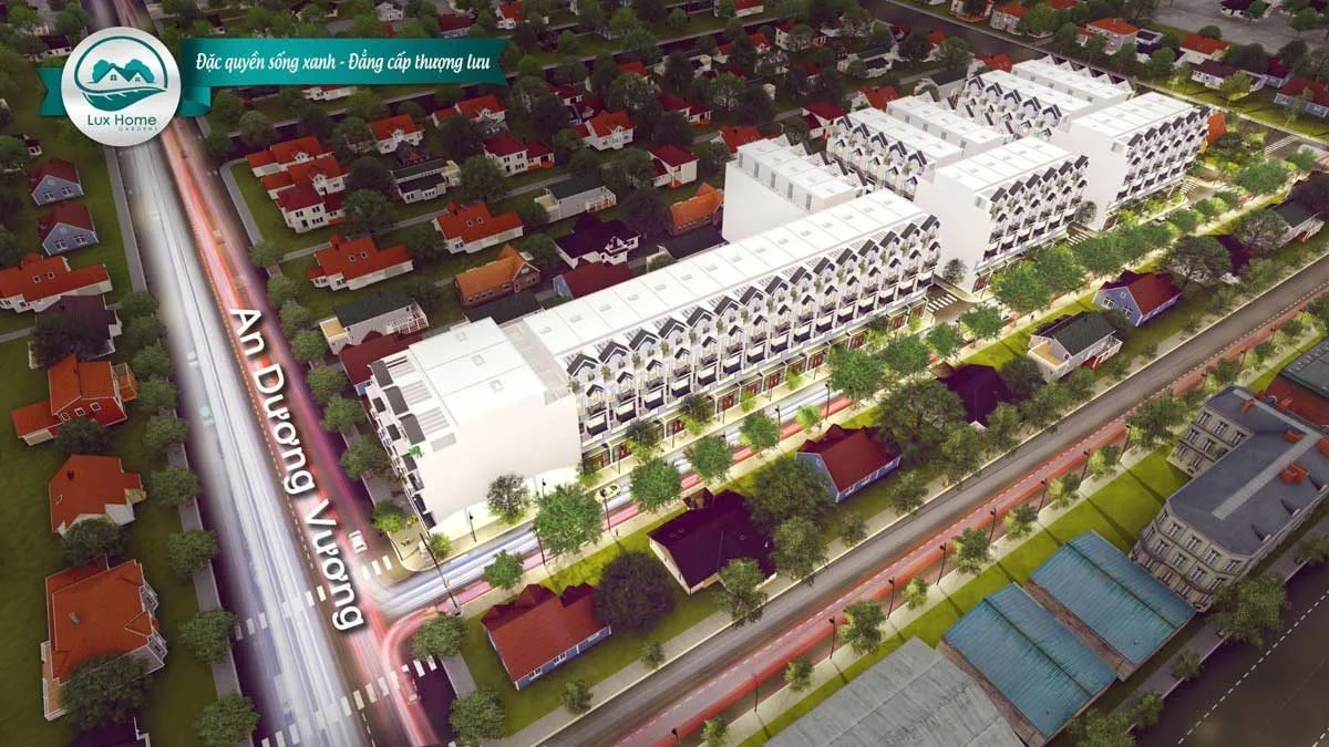 LUX HOME GARDENS 1 Phối cảnh Dự án nhà phố liền kề Lux Home Gardens Quận Bình Tân