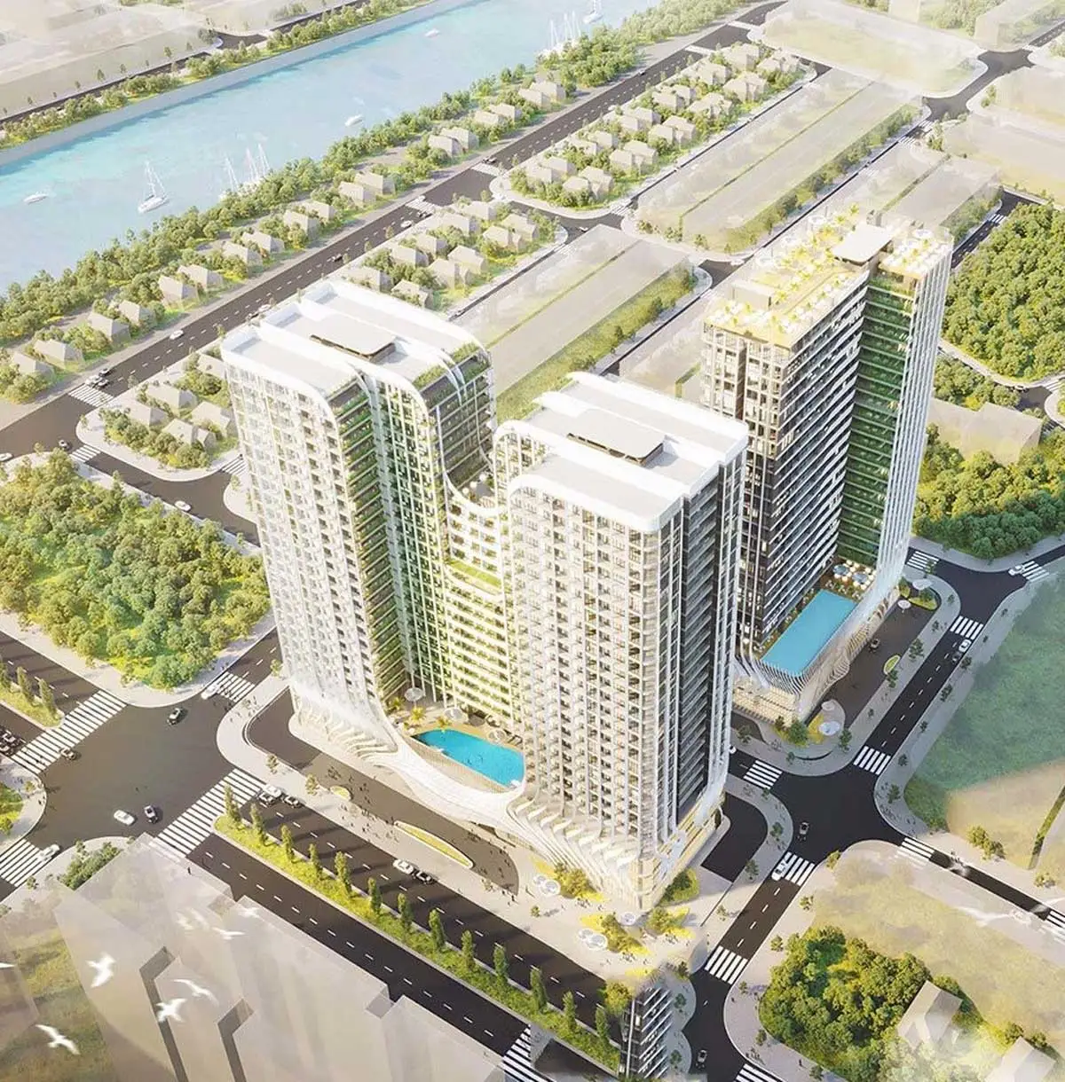 LUX RIVERVIEW QUẬN 7 1 Phối cảnh Dự án Căn hộ Lux Riverview
