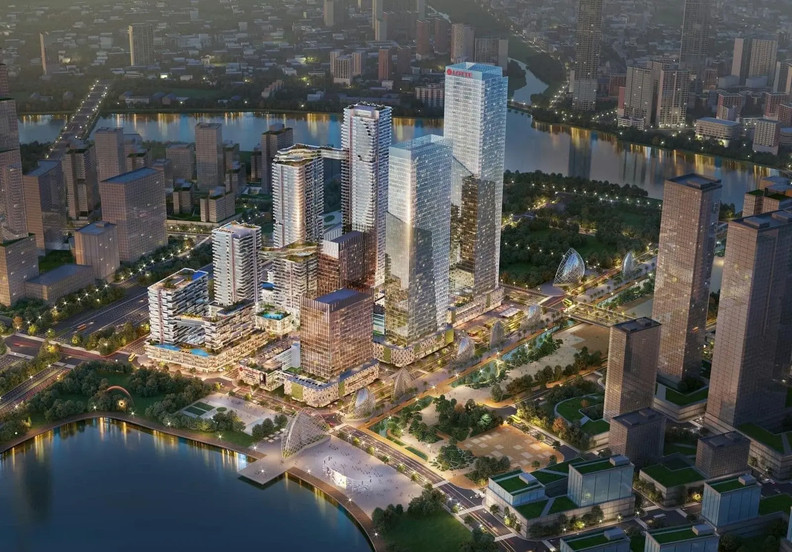 Lotte Eco Smart City 1 Toàn cảnh Dự án Căn hộ Lotte Eco Smart City Thủ Thiêm