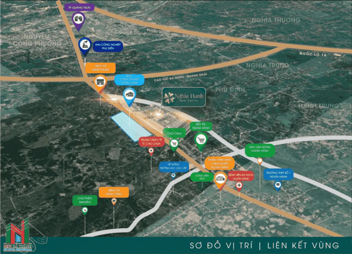 NGHĨA HÀNH NEW CENTER QUẢNG NGÃI 3 Vị trí Nghĩa Hành New Center