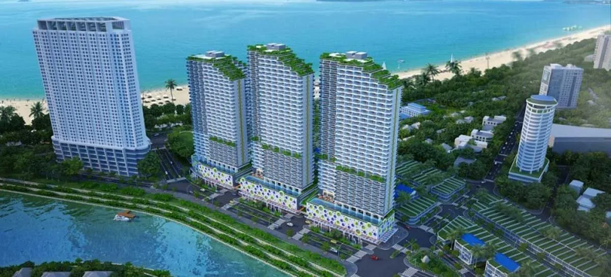 NHA TRANG PENINSULA TOWER 1 Phối cảnh Dự án Căn hộ Nha Trang Peninsula Tower