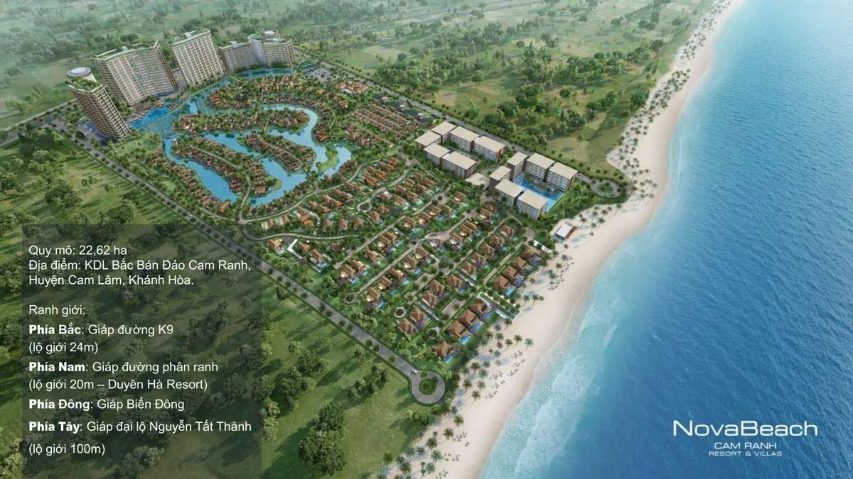 NOVA BEACH CAM RANH 1 Phối cảnh Tổng thể Dự án Nova Beach Cam Ranh Resort & Villas