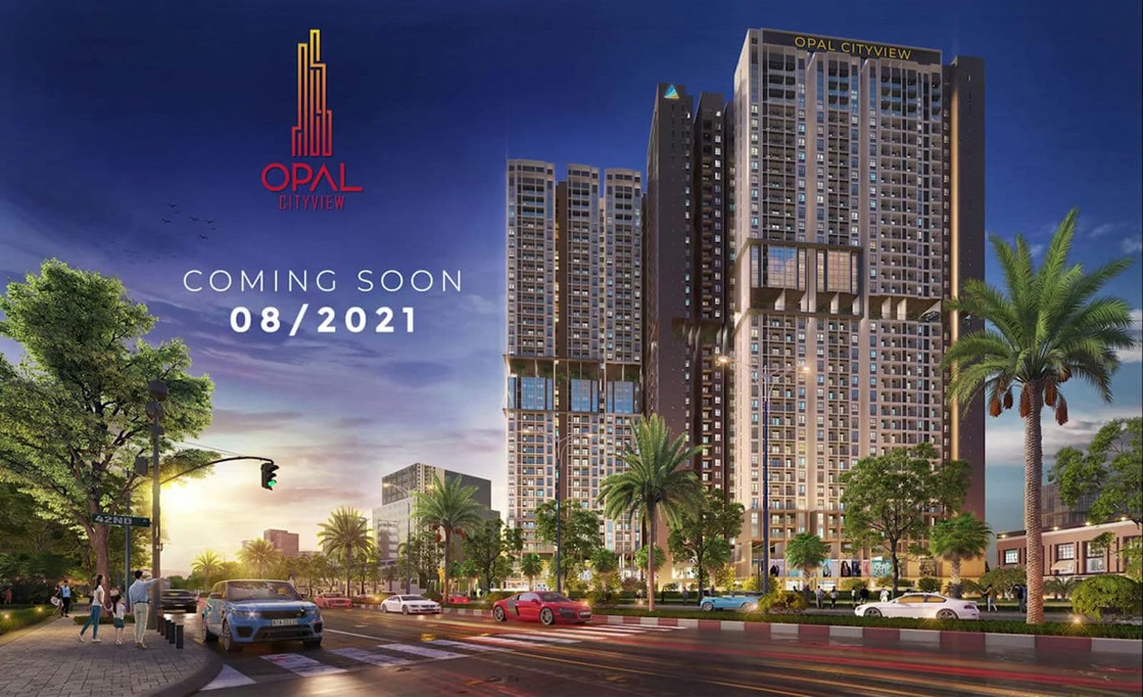 Phối cảnh Tổng thể Dự án Căn hộ Opal CityView Bình Dương