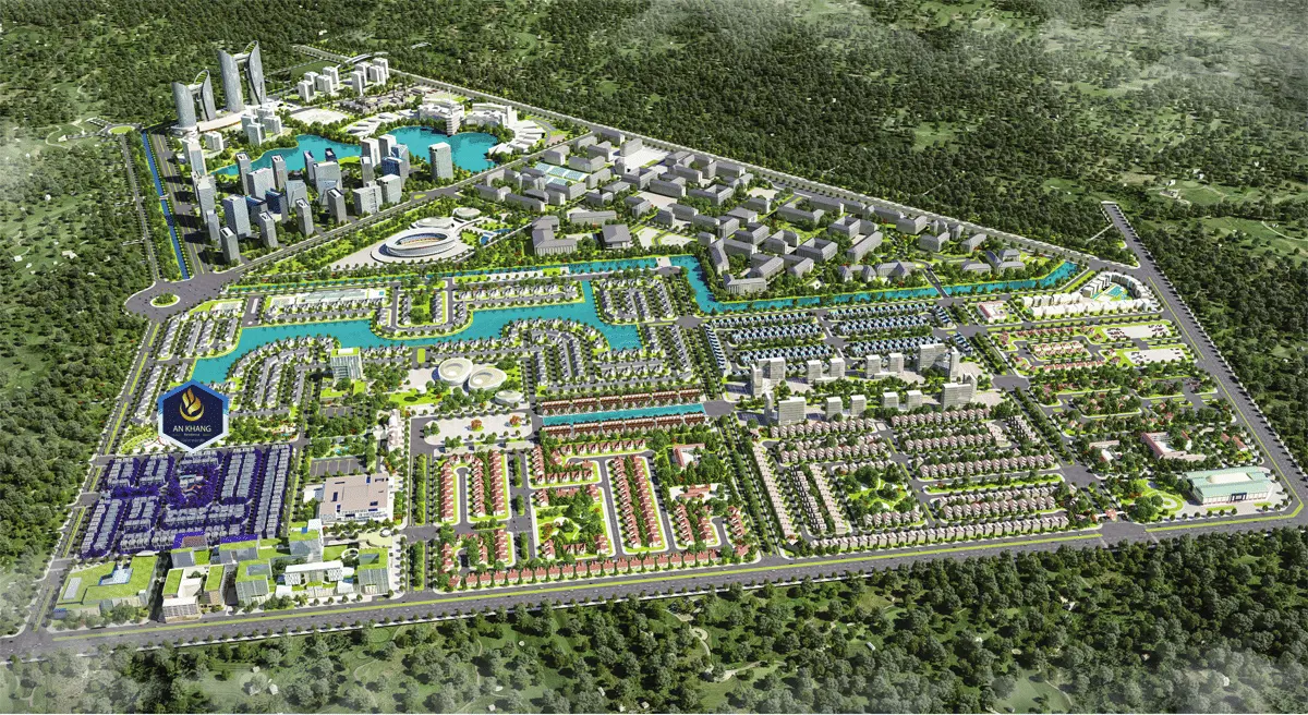 PHỐ THƯƠNG MẠI AN KHANG RESIDENCE 2 Phố thương mại An Khang Residence trong Khu đô thị E-City Tân Đức