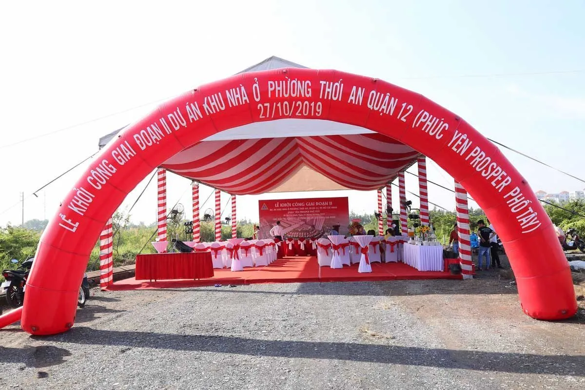 PHÚC YÊN PROSPER QUẬN 12 1 Lễ Khởi công giai đoạn II Dự án Phúc Yên Prosper Phố Tây Quận 12