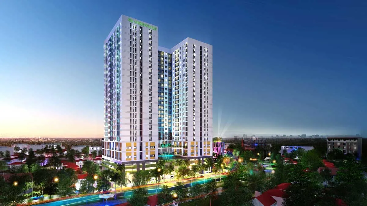 PHÚC YÊN PROSPER THỦ ĐỨC 1 Phối cảnh Về Đêm Dự án Phúc Yên Prosper Phố Đông Thủ Đức
