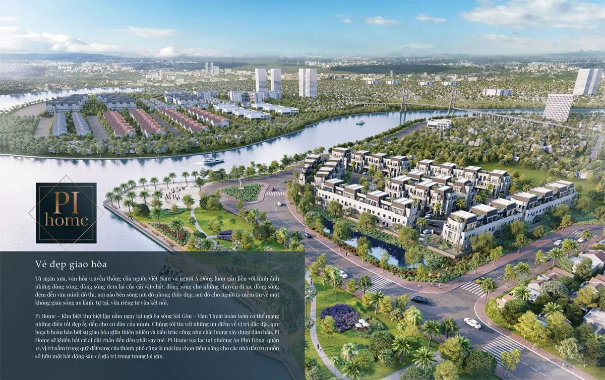 PI HOME AN PHÚ ĐÔNG QUẬN 12 1 Phối cảnh Dự án Biệt thự Pi Home An Phú Đông Quận 12