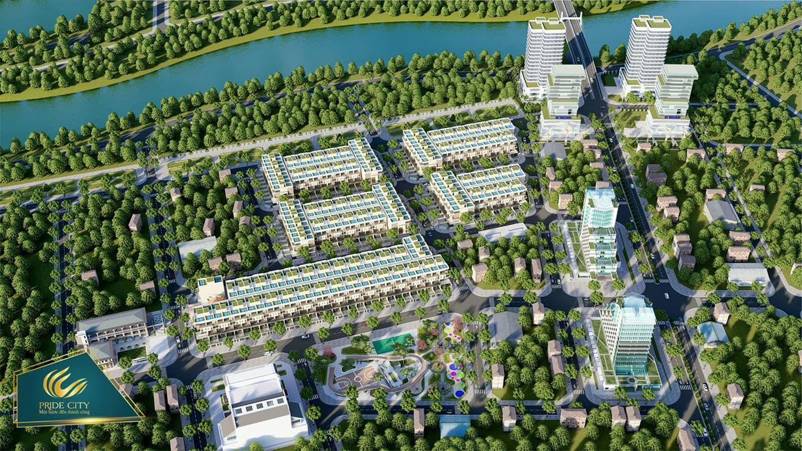 Phối cảnh Dự án Khu đô thị Pride City Điện Ngọc Quảng Nam