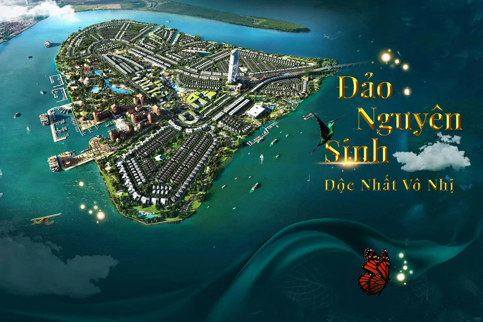 Paradise Island 1 Phối cảnh Dự án Khu đô thị Paradise Island Nhơn Trạch Đồng Nai