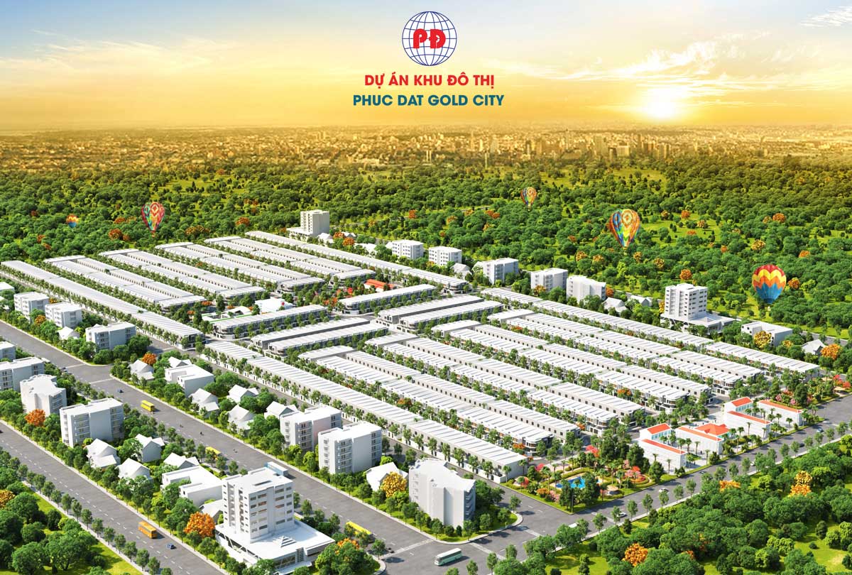 Phối cảnh Dự án Phúc Đạt Gold City Bàu Bàng Bình Dương