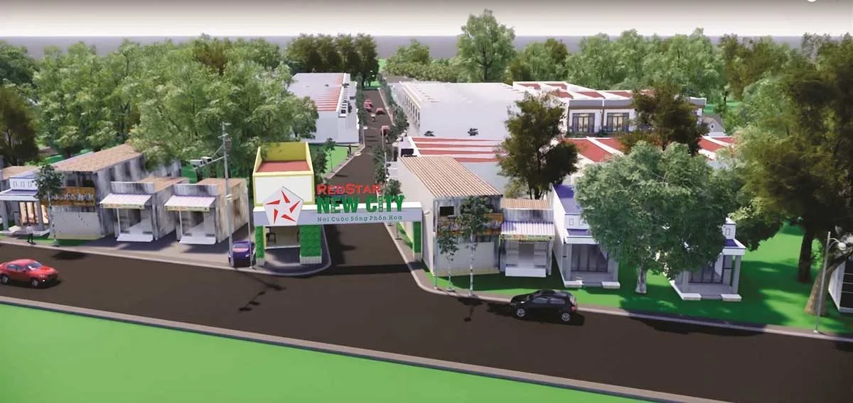 REDSTAR NEW CITY BÀ RỊA VŨNG TÀU 1 Cổng Dự án Redstar New City Bà Rịa Vũng Tàu