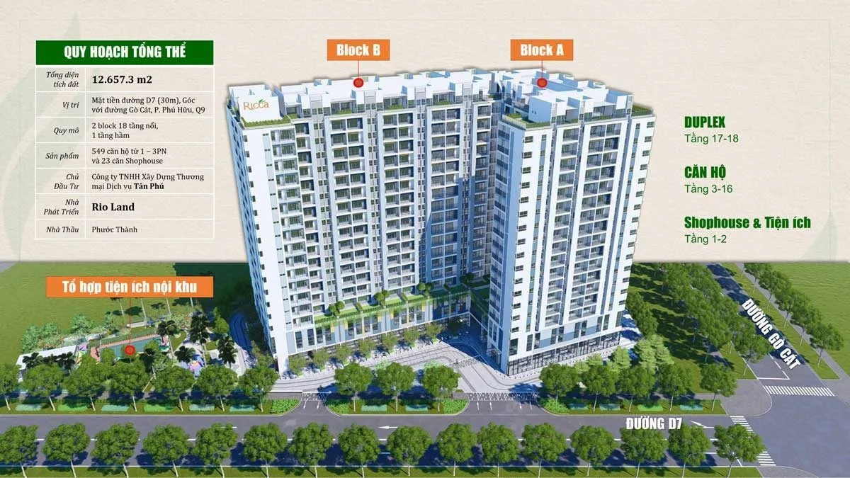 RICCA QUẬN 9 1 Phối cảnh Dự án Căn hộ Chung cư Ricca Quận 9