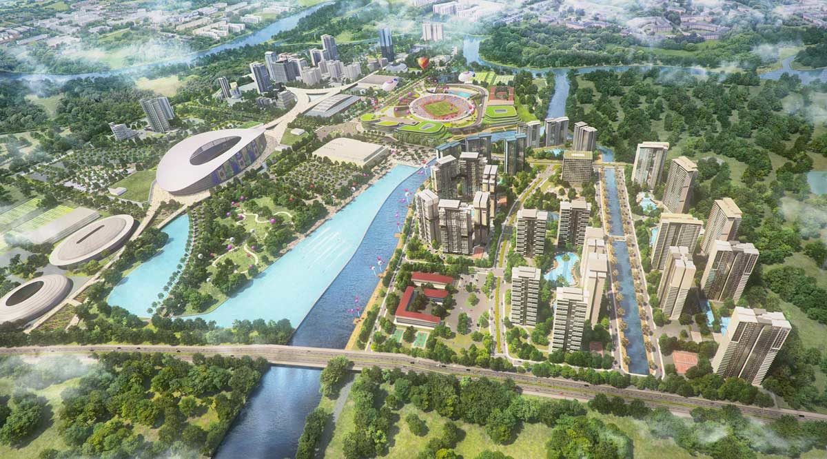 Phối cảnh Dự án Khu Đô Thị Saigon Sports City Quận 2