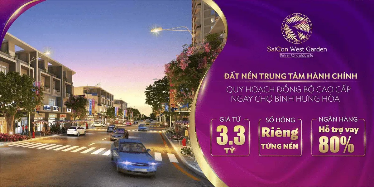SAIGON WEST GARDEN BÌNH TÂN 4 Tiện ích nội khu Dự án Saigon West Garden Tân Kỳ Tân Quý Bình Tân