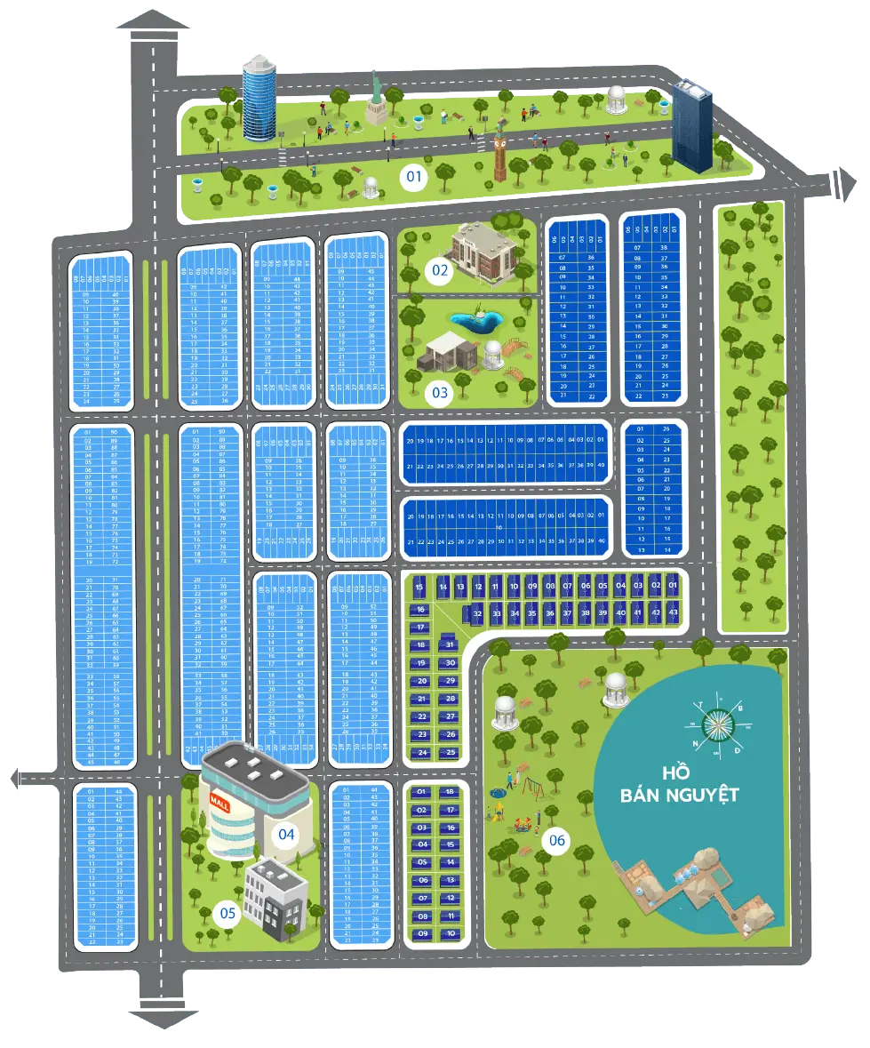 SAPPHIA VILLAS LONG AN 5 Mặt bằng Dự án Sapphia Villas