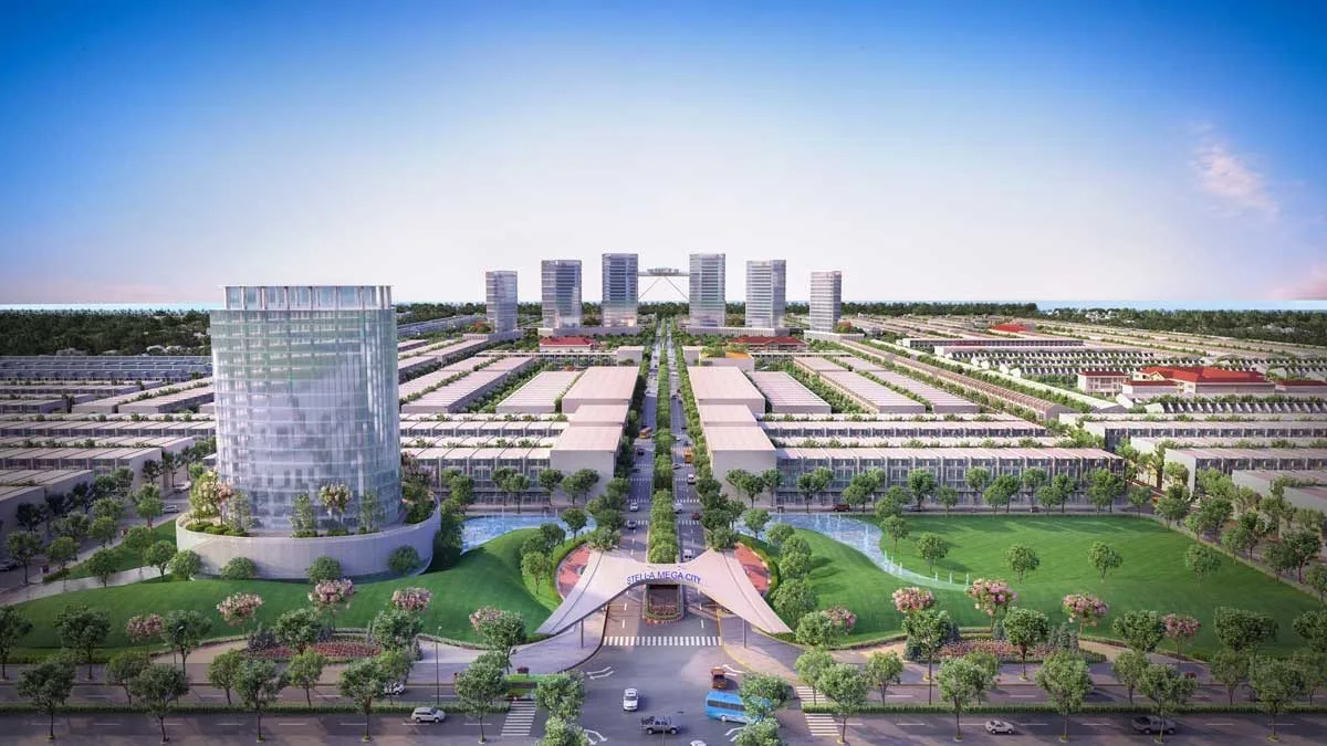STELLA MEGA CITY CẦN THƠ 1 Phối cảnh Dự án Khu đô thị Stella Mega City Cần Thơ