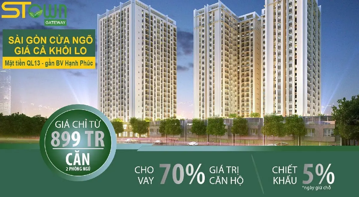 STOWN GATEWAY BÌNH DƯƠNG 1 Dự án Căn hộ Stown Gateway