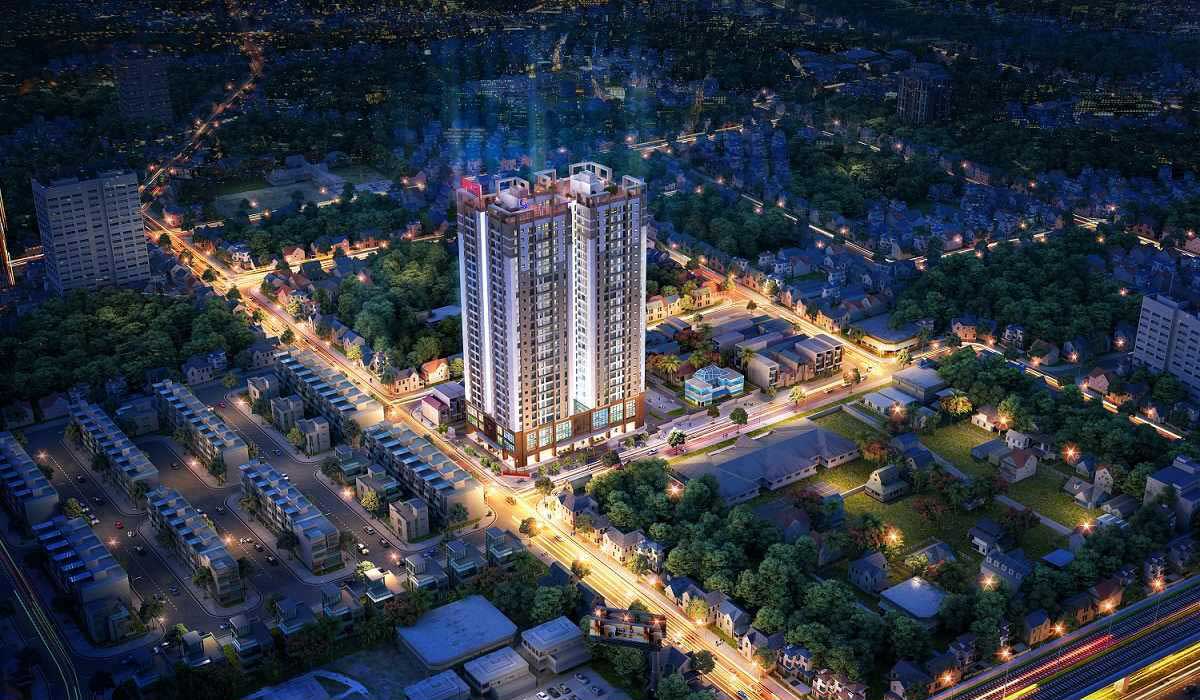 Phối cảnh Dự án Căn hộ Hiệp Thành Tower Thuận An Bình Dương