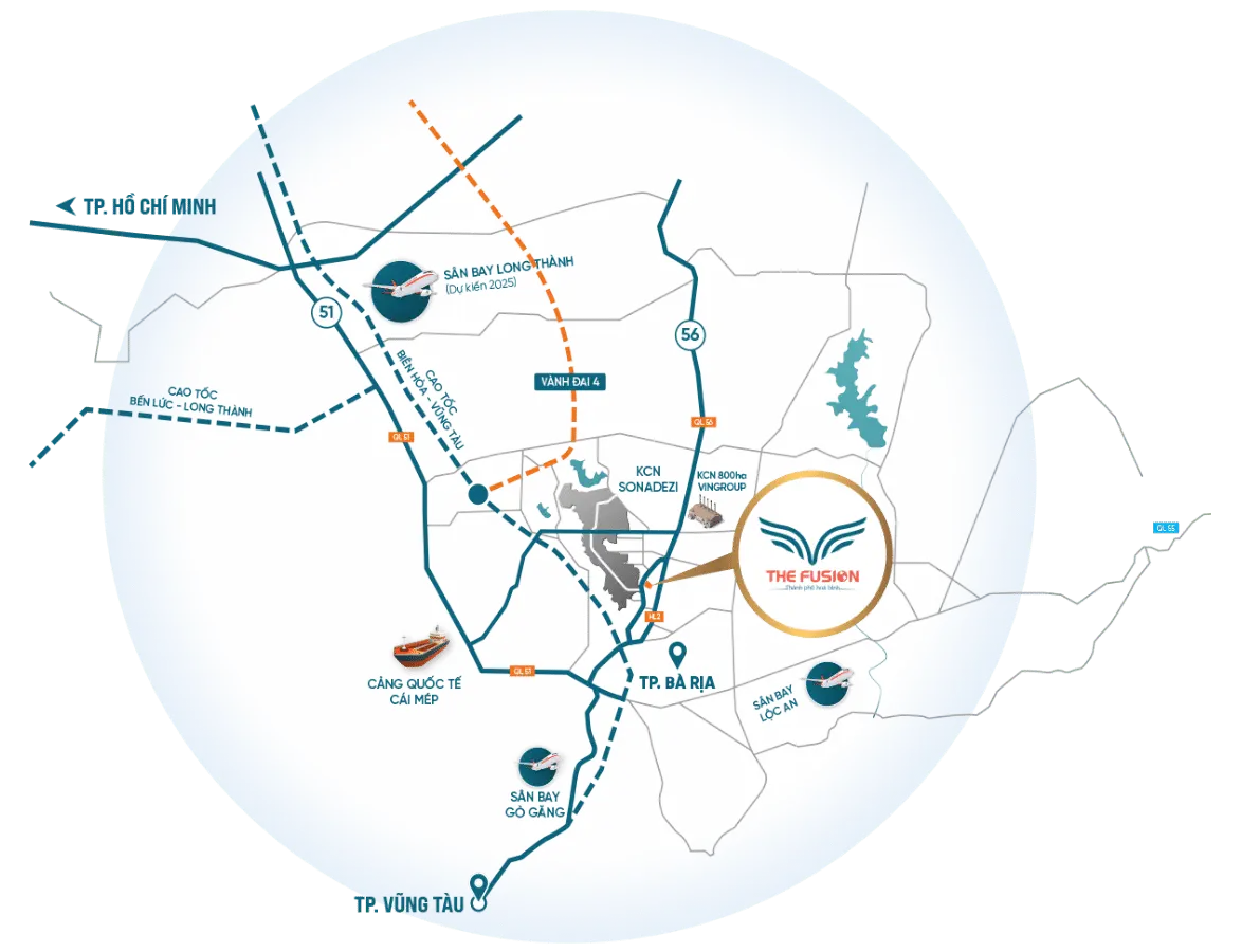 The Fusion 1 Vị trí Dự án The Fusion Bà Rịa - Vũng Tàu