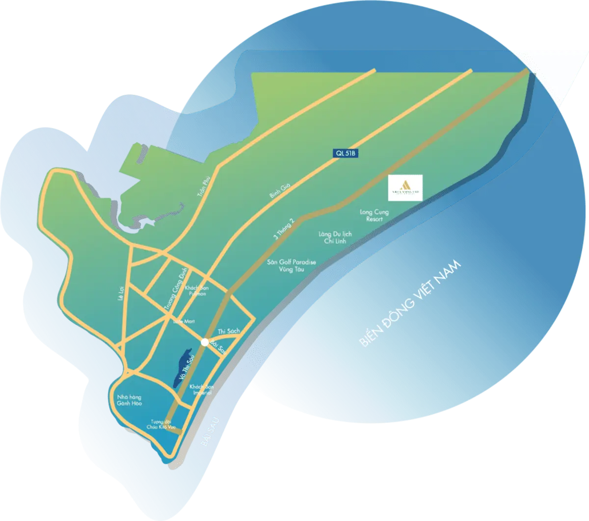 Sơ đồ vị trí The Meraki Vũng Tàu - Trong dự án Aria Sơ đồ vị trí The Meraki Vũng Tàu - Trong dự án Aria