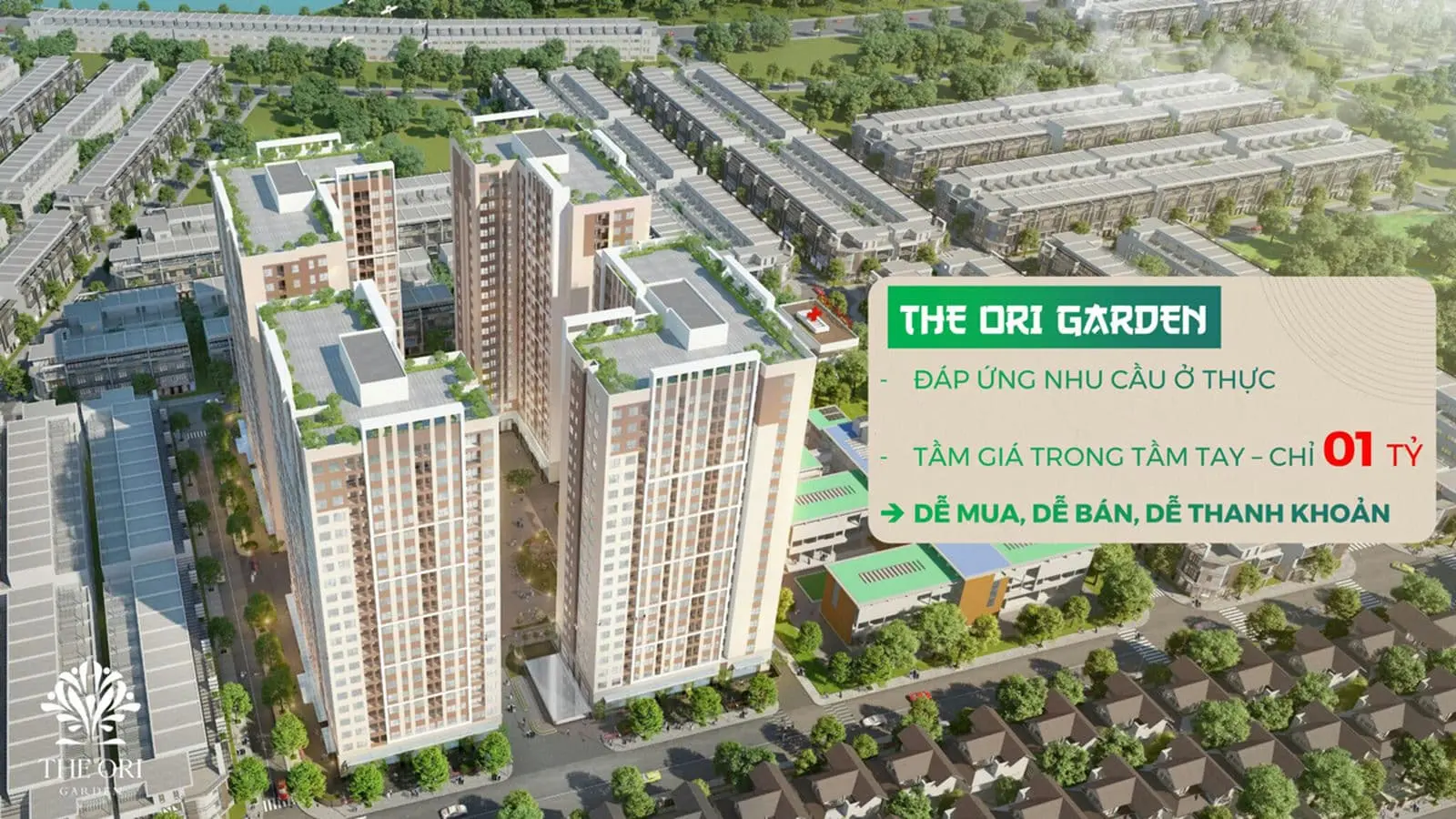 The Ori Garden 1 Phối cảnh Dự án Căn hộ The Ori Garden Đà Nẵng