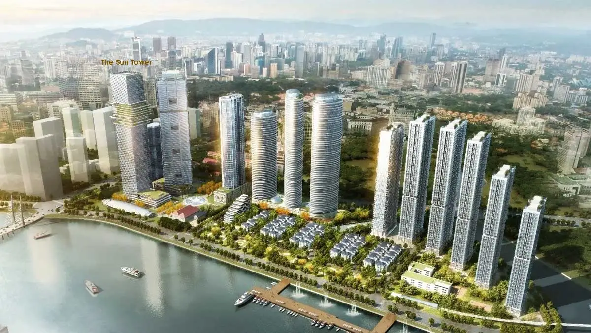 The Sun Tower Capitaland Quận 1 1 The Sun Tower trong Tổ hợp dự án khu đô thị Ba Son Sài Gòn