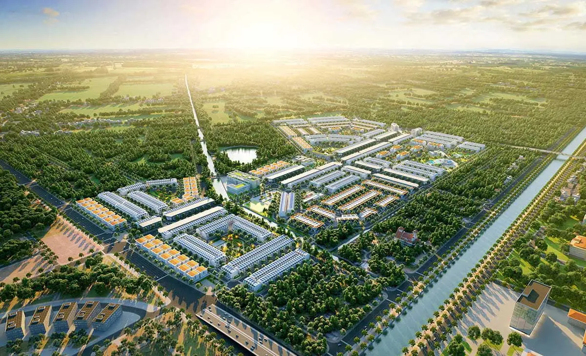 VỊ THANH NEW CITY 1 Phối cảnh Dự án Vị Thanh New City Hậu Giang