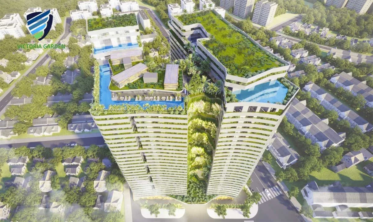 VICTORIA GARDEN BÌNH CHÁNH 1 Phối cảnh Dự án Căn hộ Victoria Garden Bình Tân