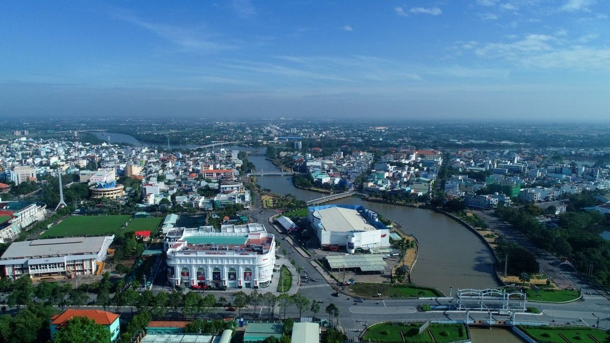 Thành phố Tân An nơi toạ lạc của Vina Town