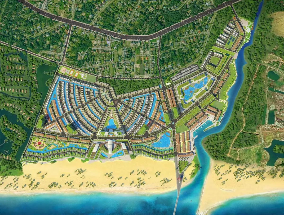 Venezia Beach 1 Toàn cảnh Dự án Khu đô thị Venezia Beach Hồ Tràm Bình Châu