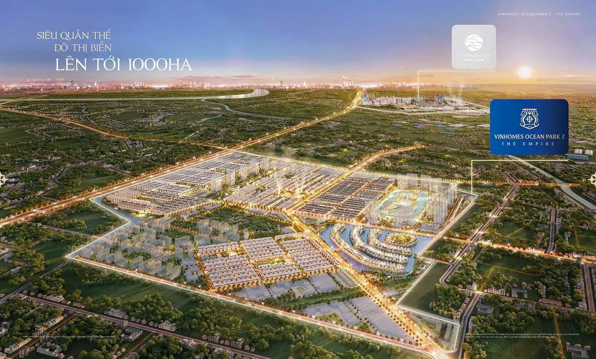 Vinhomes Ocean Park 2 The Empire 1 Phối cảnh Dự án Khu đô thị Vinhomes Ocean Park 2 The Empire