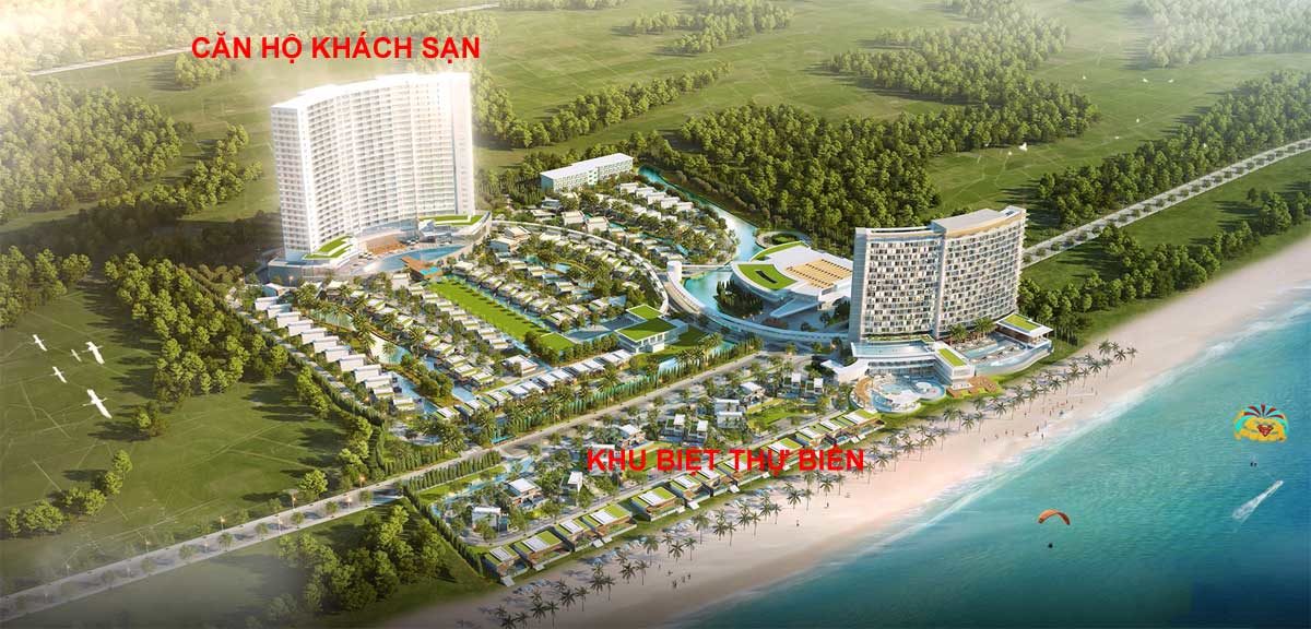 Phân khu Dự án Wyndham Tropicana Long Hải