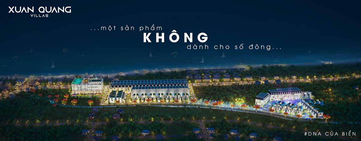 Tổng thể Dự án Xuân Quang Villas Hồ Tràm