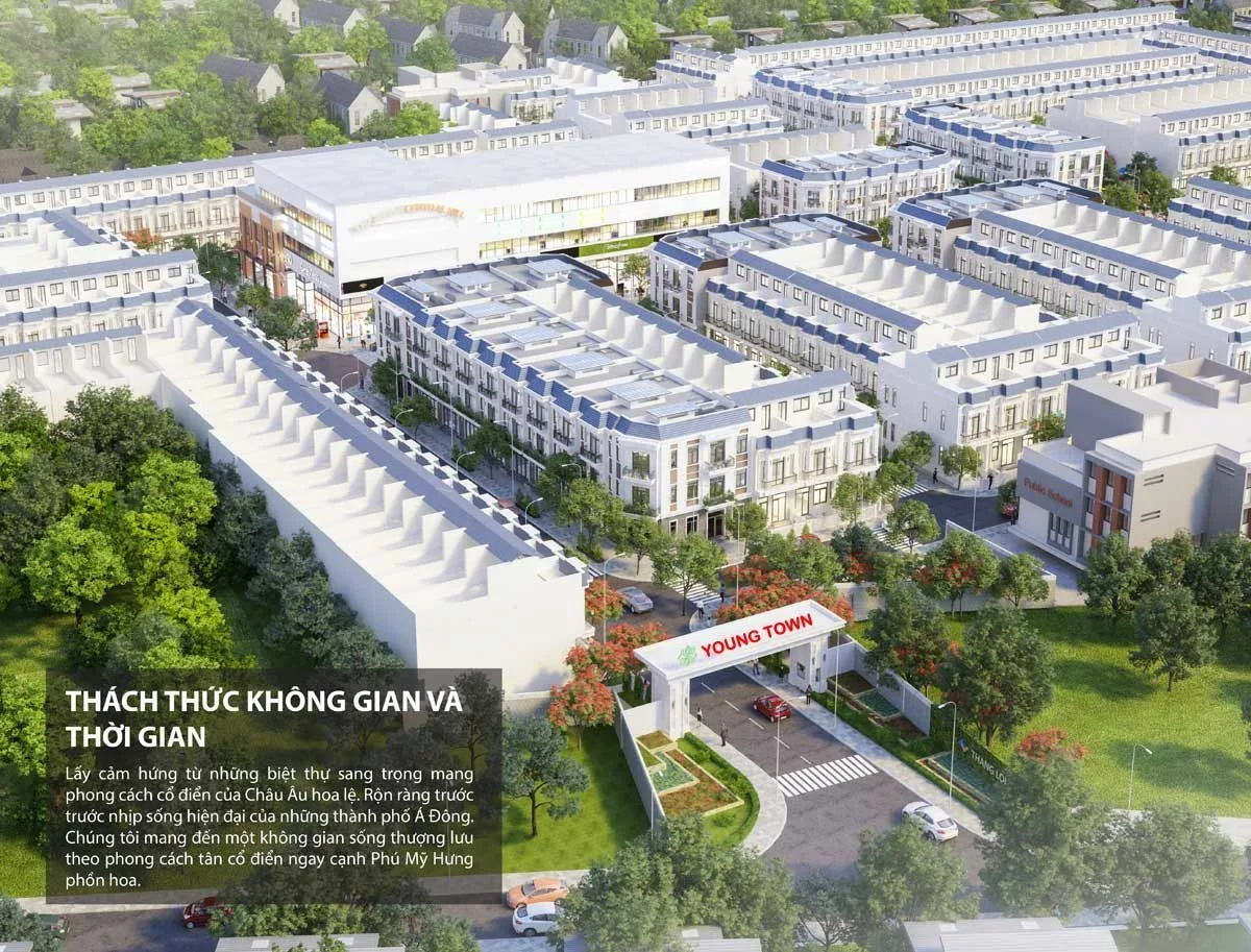 YOUNG TOWN LONG AN 1 Phối cảnh Dự án Young Town Tây Bắc Sài Gòn