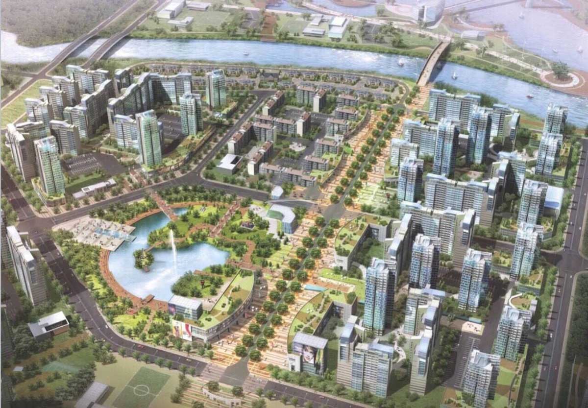 Phối cảnh Dự án Căn hộ Zeit Xii River County Nhà Bè