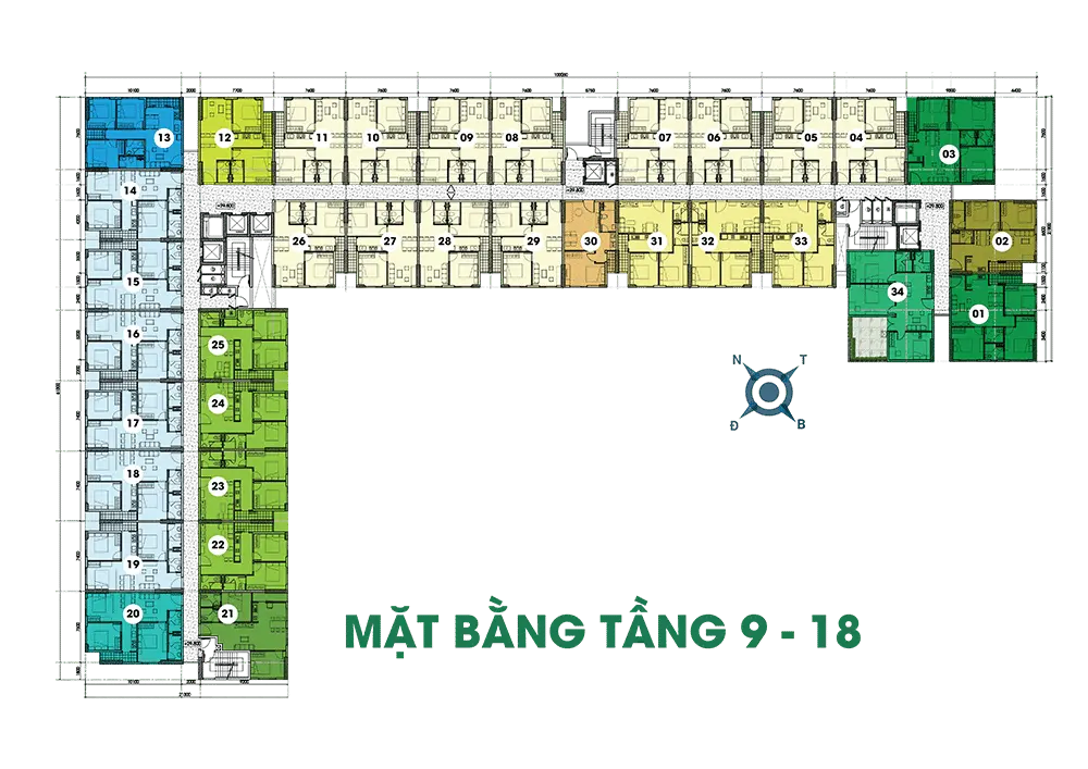 ZEN TOWER QUẬN 12 6 Mặt bằng zen tower