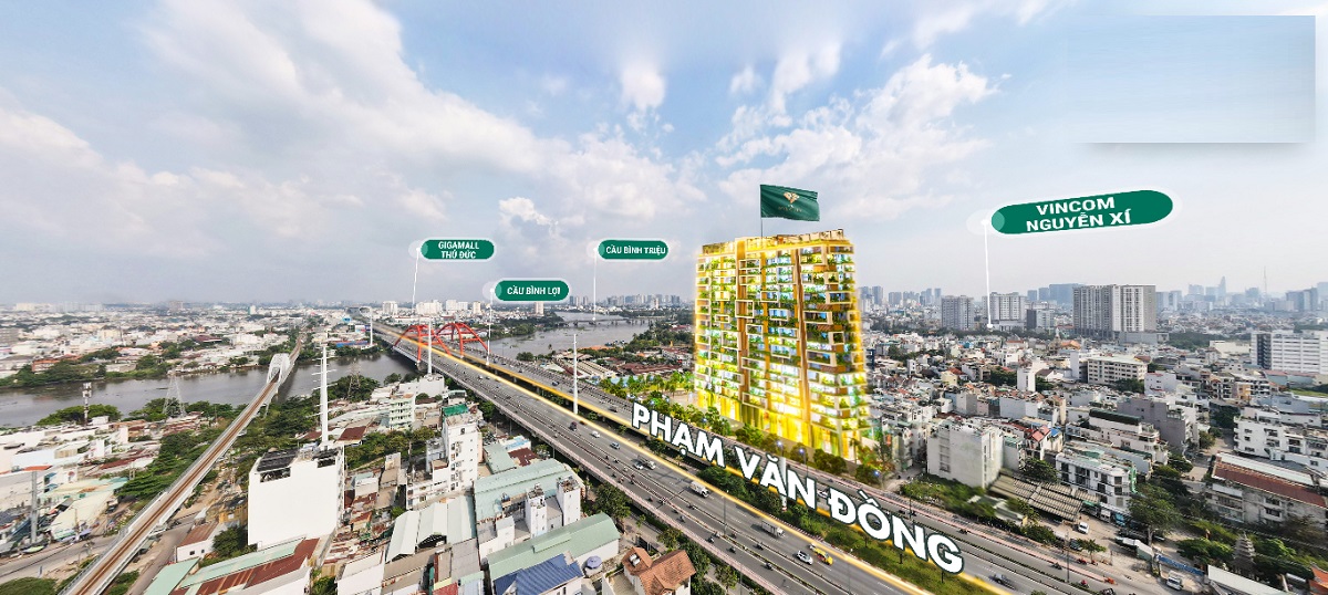 Vị trí liên kết vùng Dự án Central Home Saigon