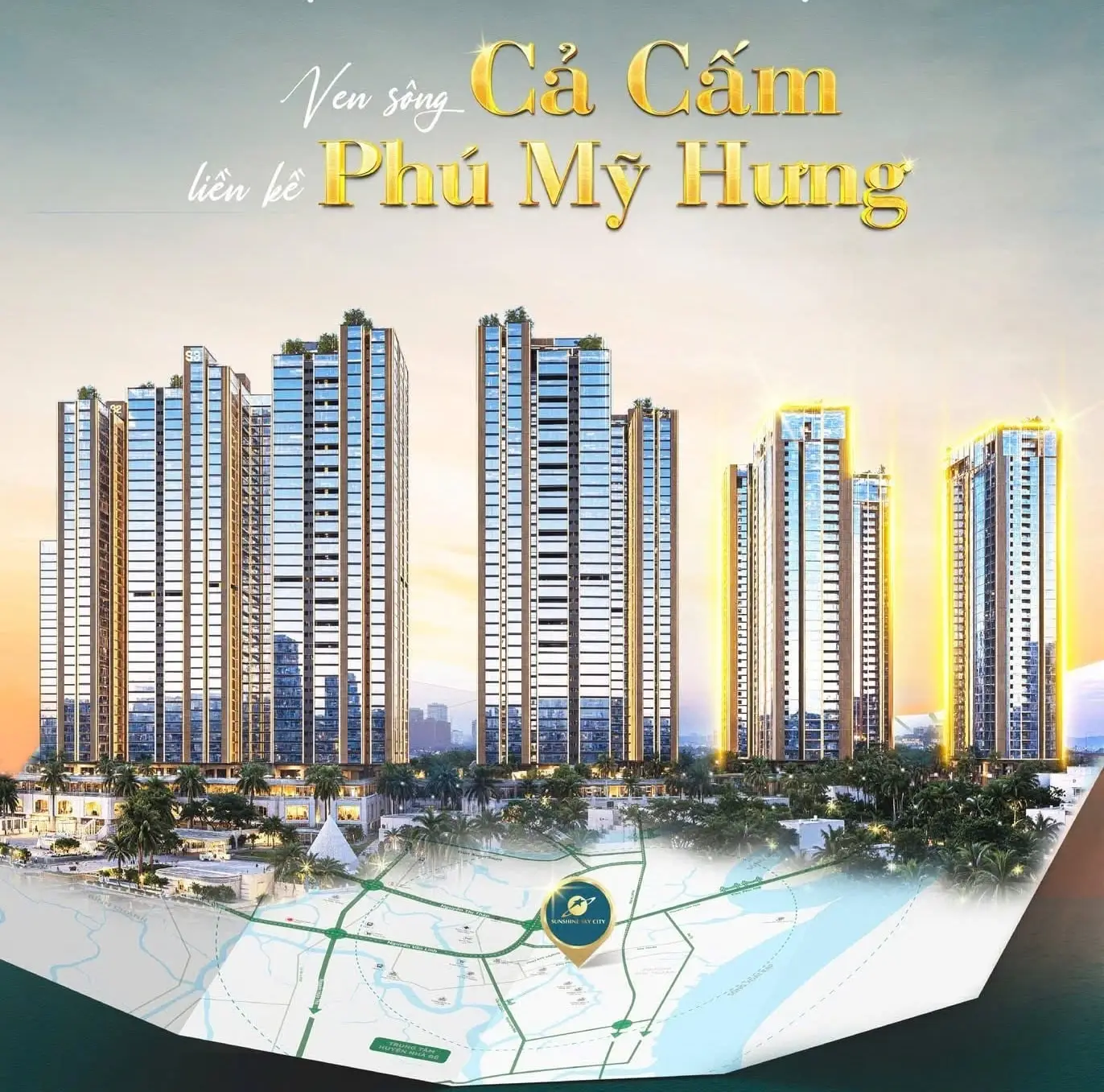 Sở Hữu Căn Hộ Ven Sông Liền Kề Phú Mỹ Hưng – Chỉ Từ 7x Triệu/m² 1 ra mat sunshine sky city