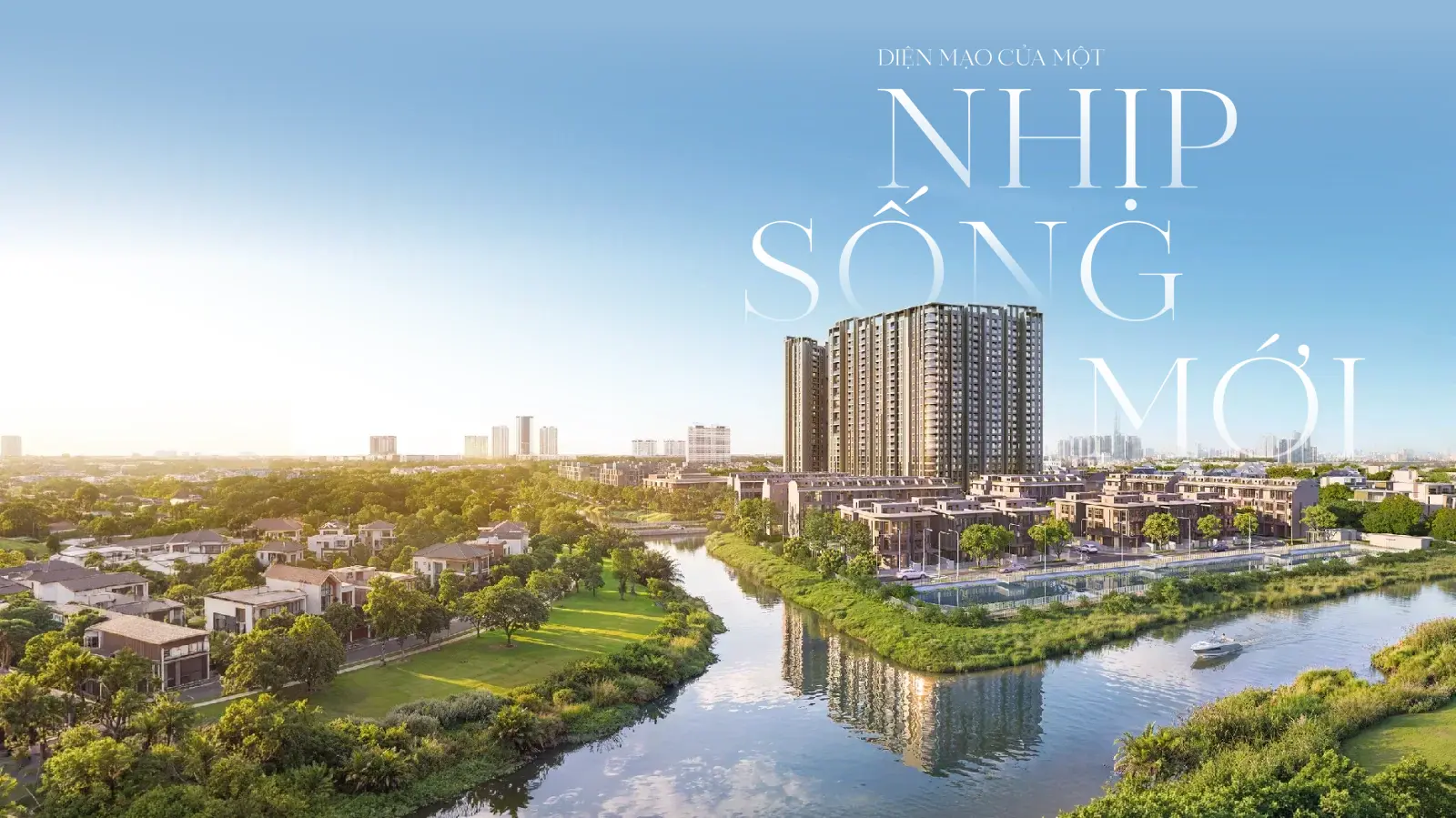 Phối cảnh tổng thể Imperia Sensa Park bên mặt nước