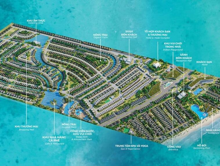 Mặt bằng dự án novaworld hồ tràm